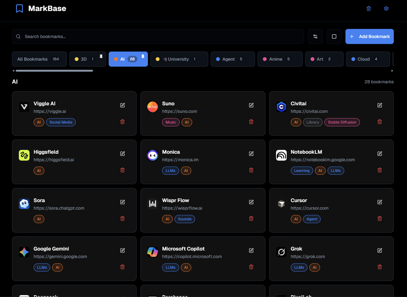 MarkBase - Screenshot 2 showing product features and functionality