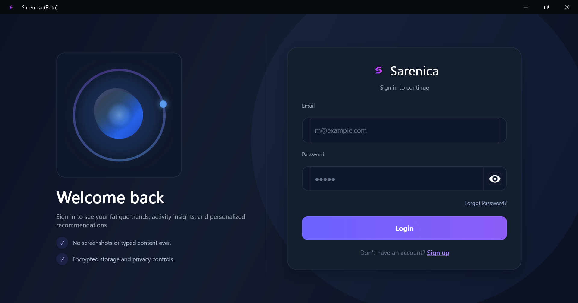 Sarenica - Screenshot 5 showing product features and functionality