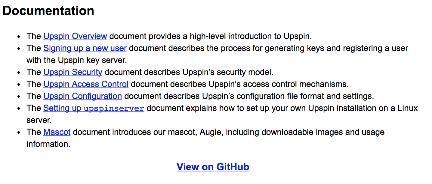 Upspin by Google gallery image