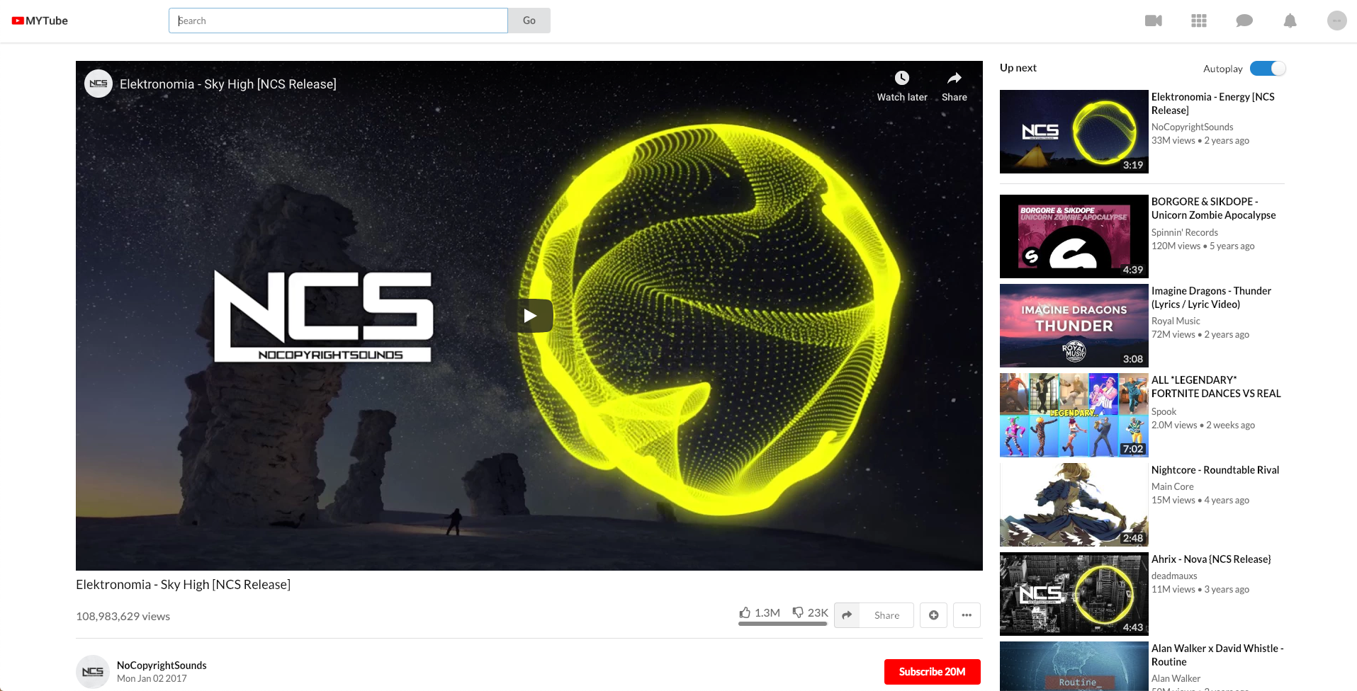 Build Youtube in React gallery image