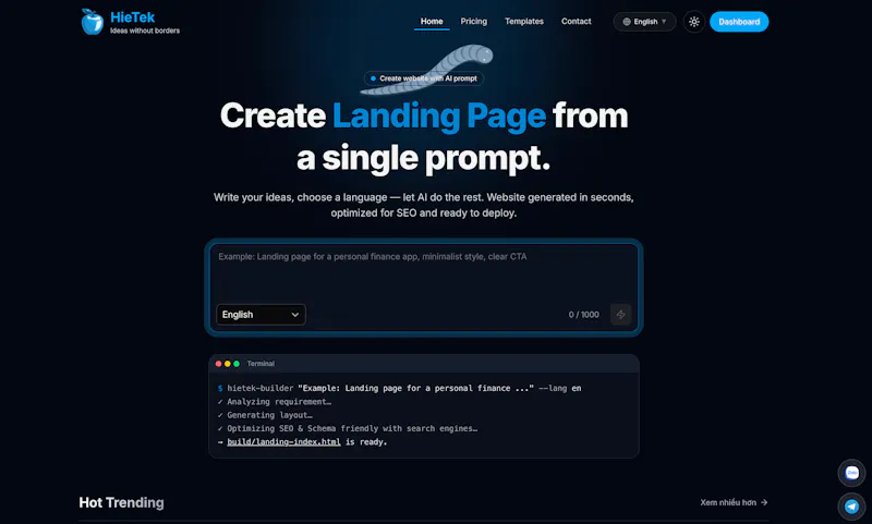 HieTek screenshot 2