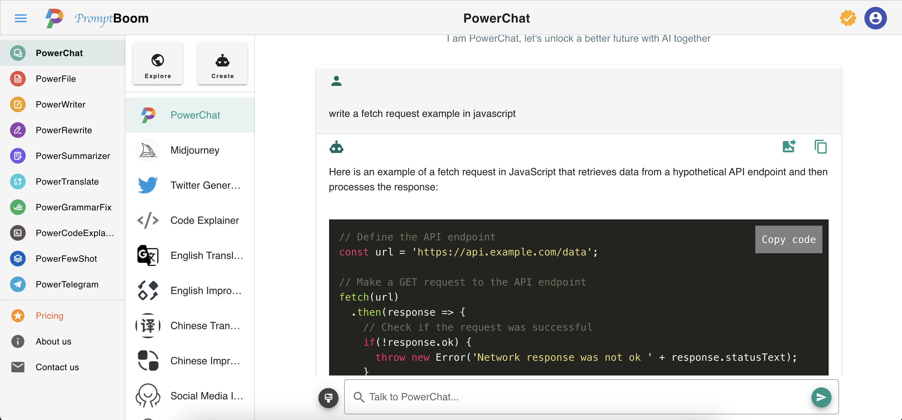 PowerChat gallery image