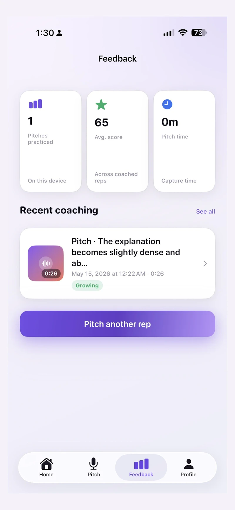 UPitch screenshot 2