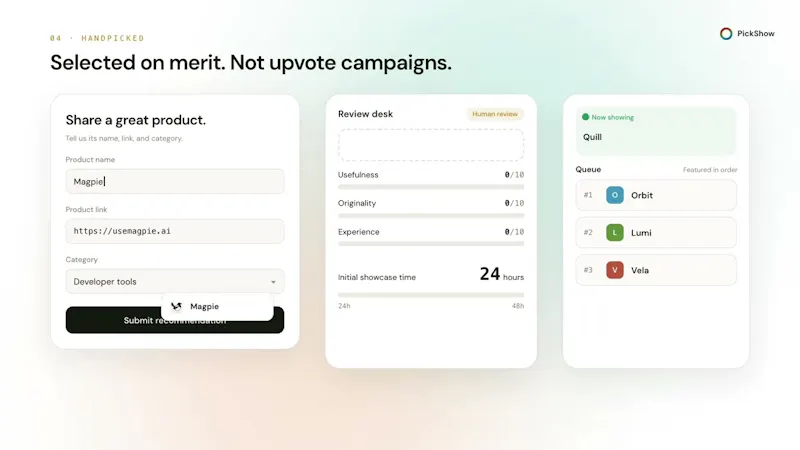 PickShow screenshot 1 (video preview)
