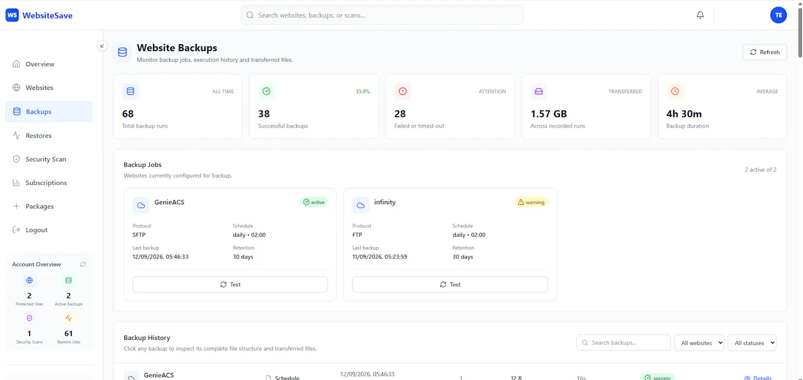 WebsiteSave.com screenshot 2