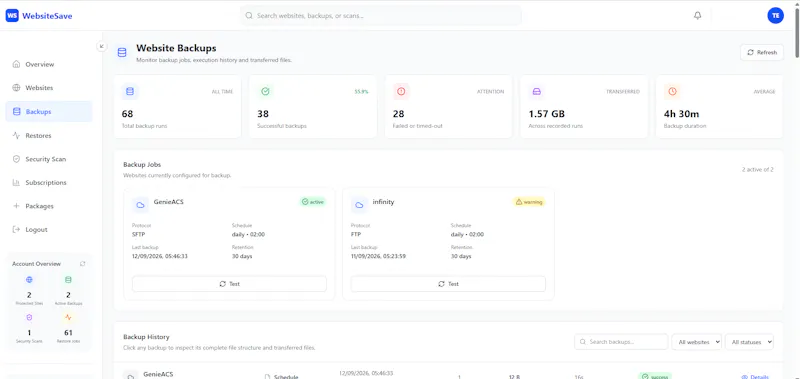 WebsiteSave.com screenshot 2