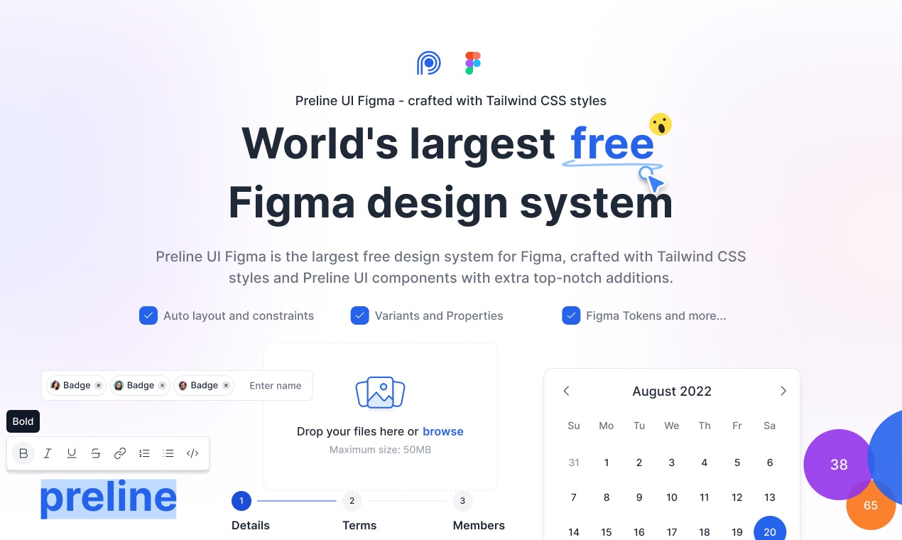 Preline UI Fimga v3.0 gallery image
