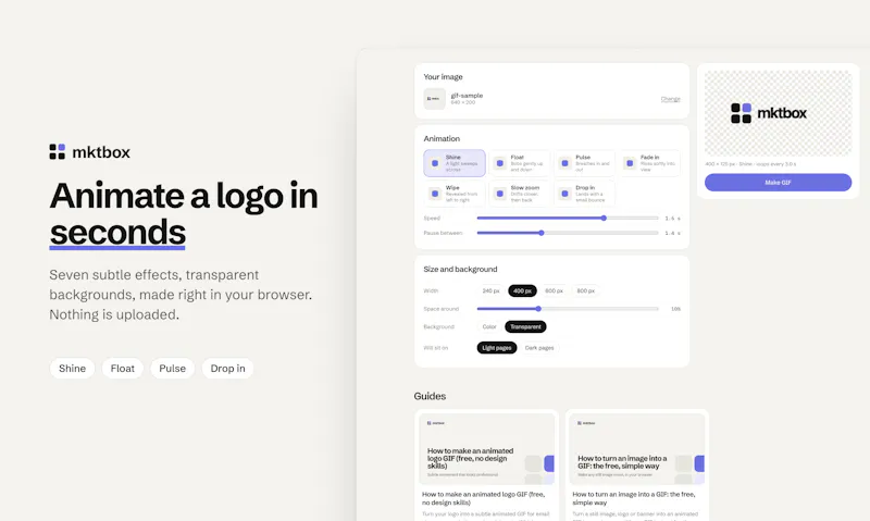 Marketing in a box screenshot 4