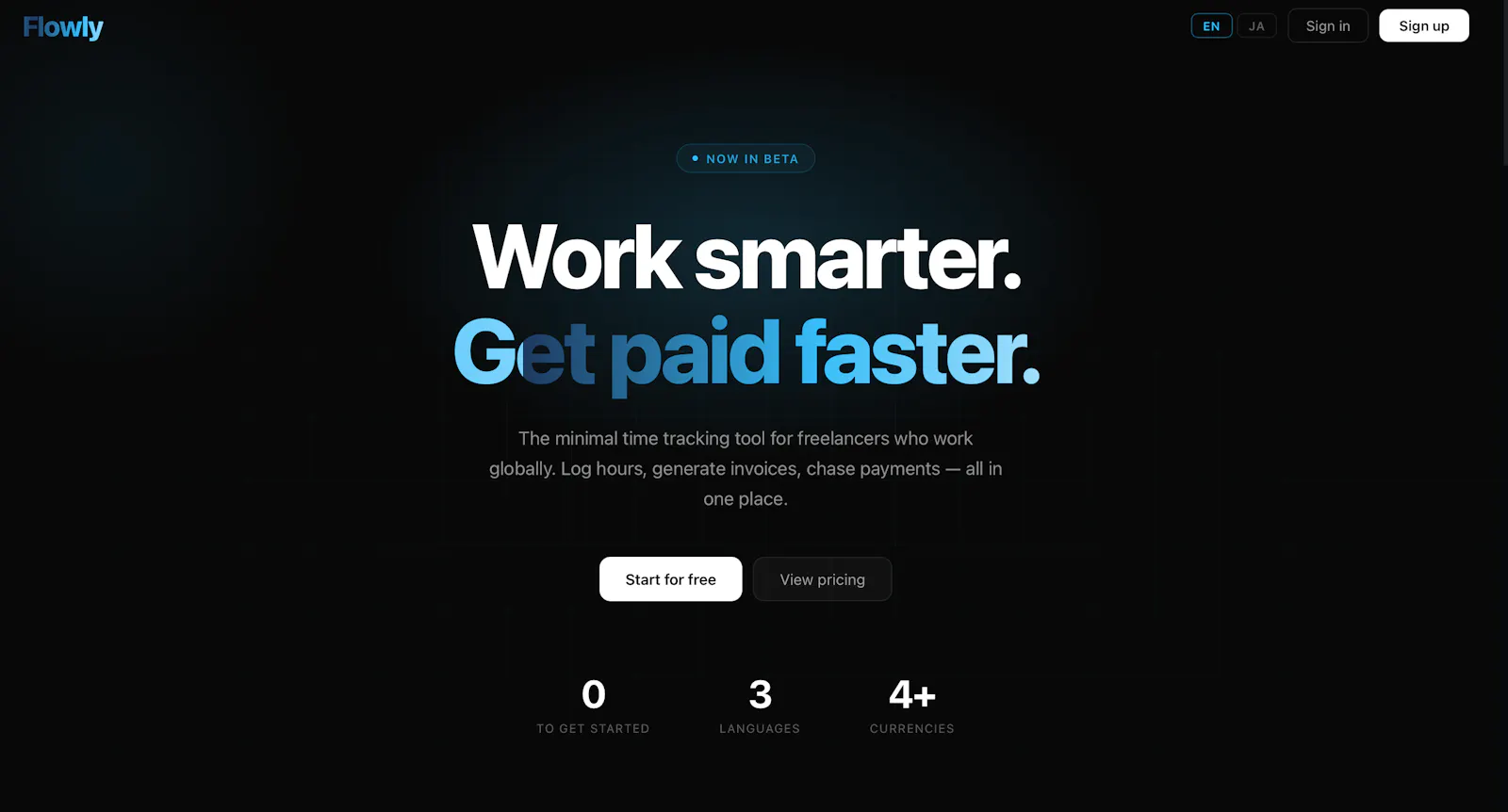 Flowly — Time Tracking & Invoicing screenshot 1