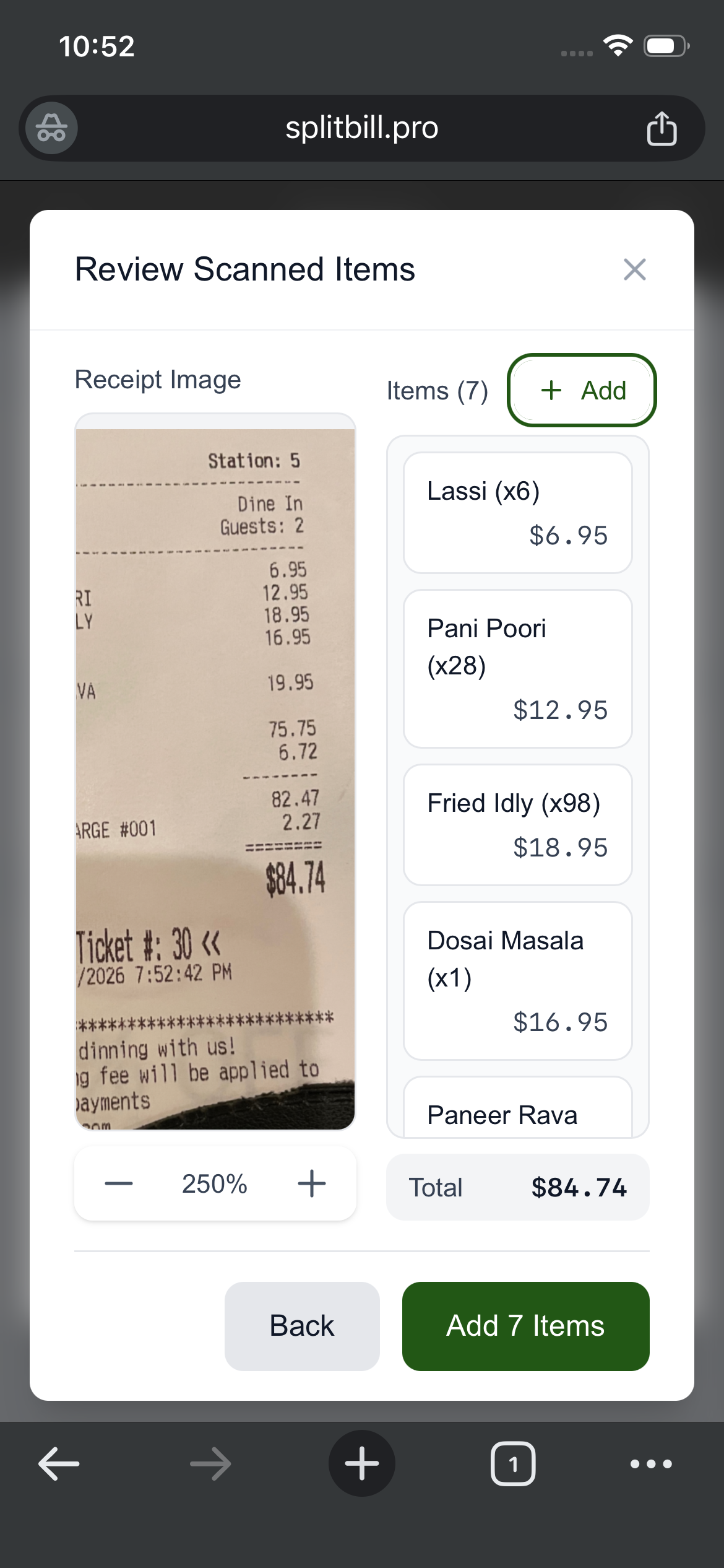 SplitBill - Screenshot 3 showing product features and functionality