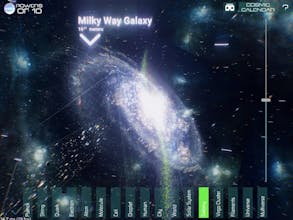 Powers of 10: VR/iOS app & Universe sim gallery image