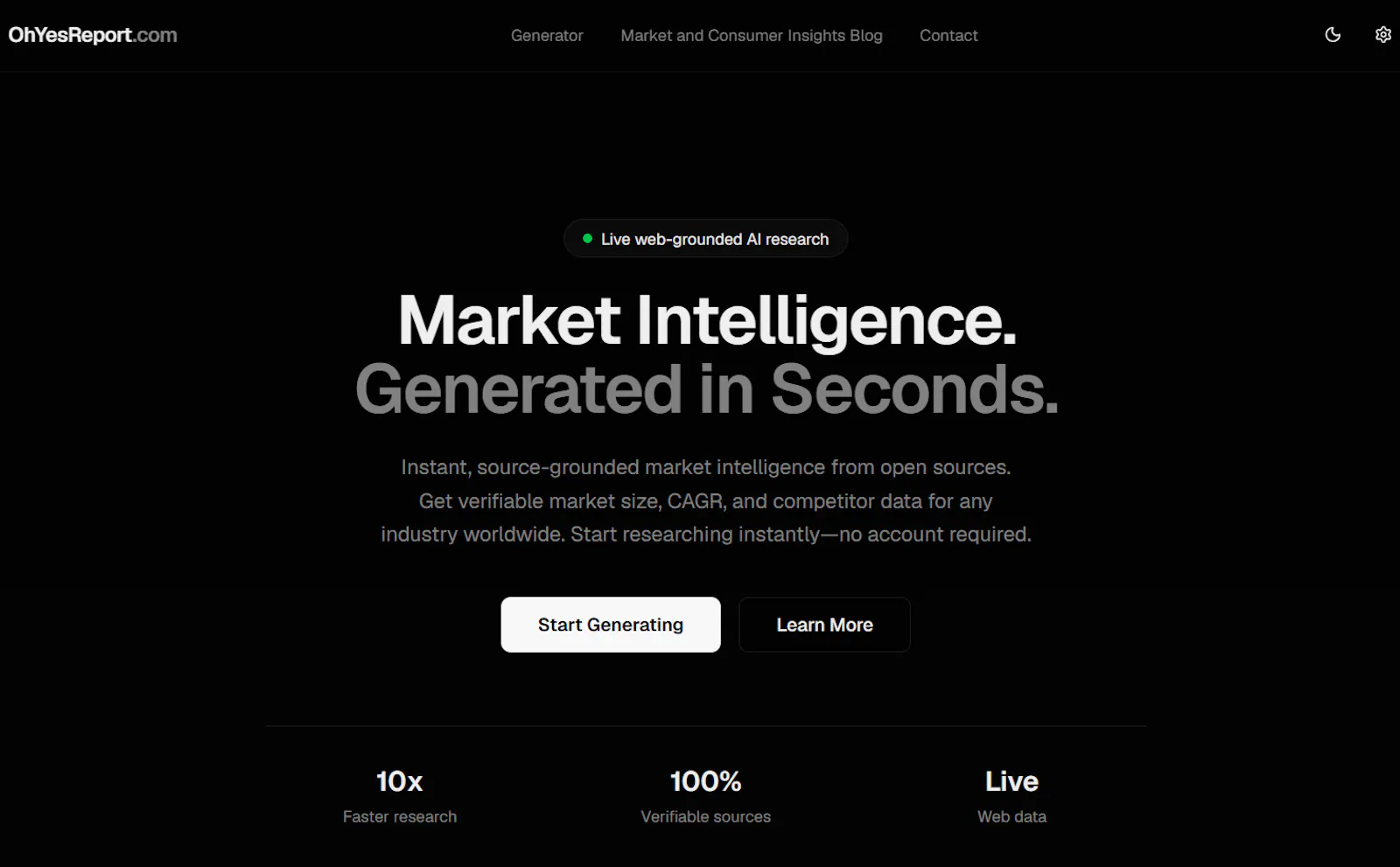 OhYesReport screenshot 1