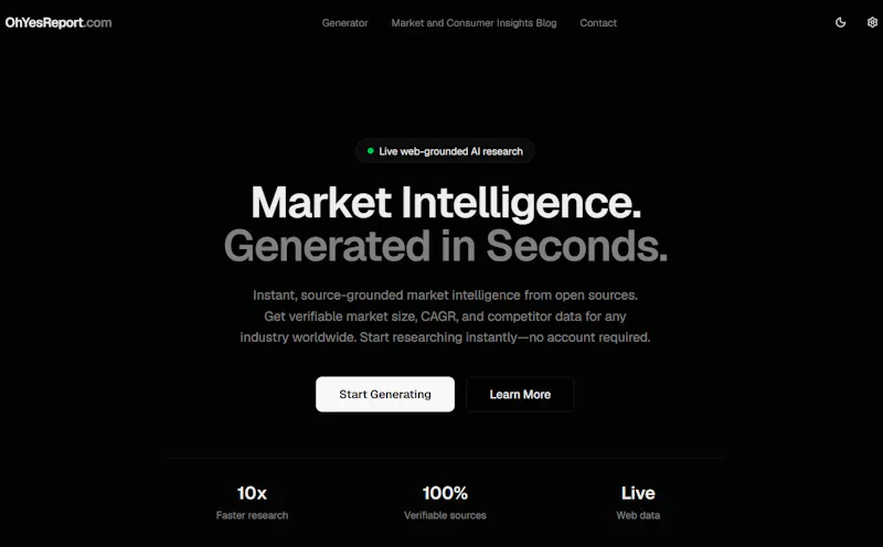 OhYesReport screenshot 1