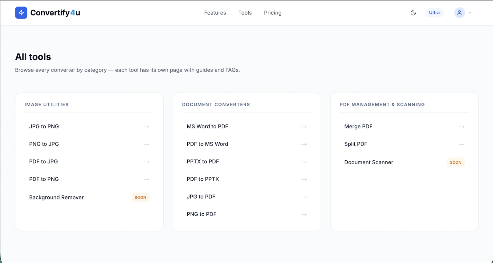 Convertify4u screenshot 3