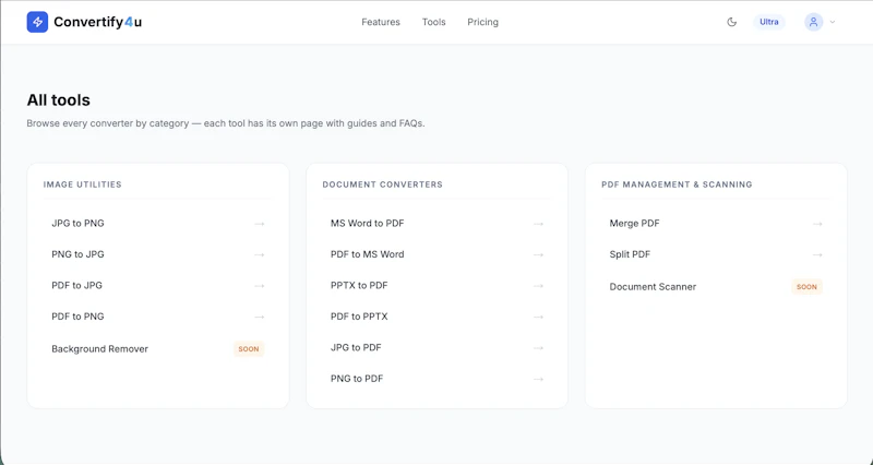 Convertify4u screenshot 3