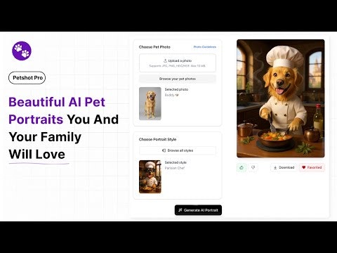 Petshot Pro - AI Pet Portrait Generator gallery image
