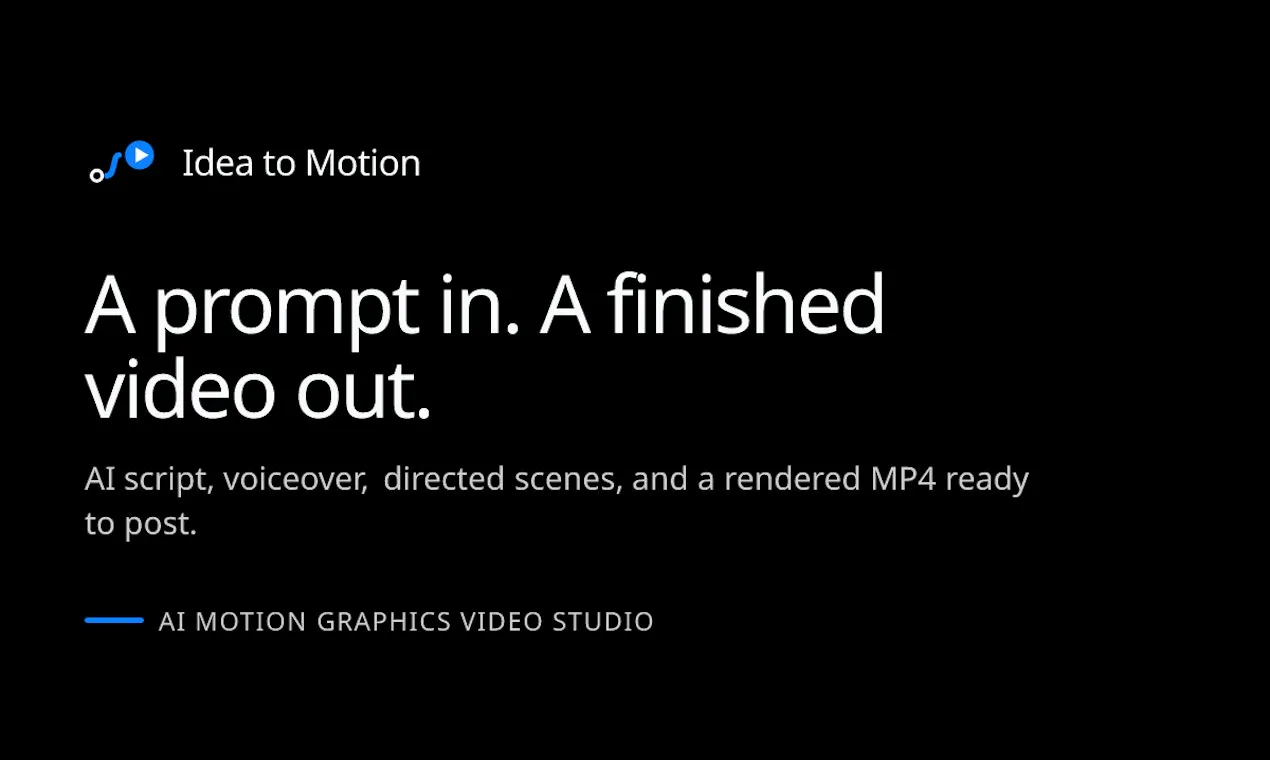 Idea to Motion gallery image