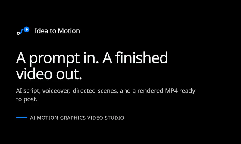 Idea to Motion screenshot 2