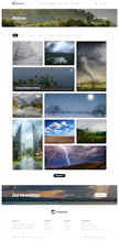 Weather Forecast Website Template Nextjs gallery image
