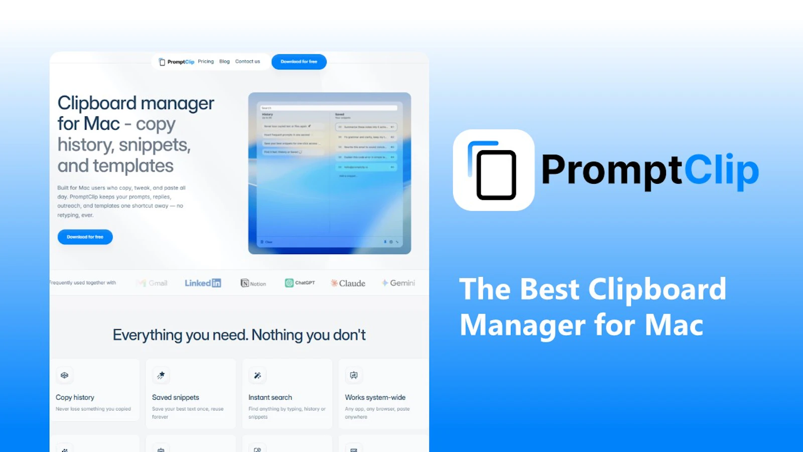 PromptClip.io screenshot 2