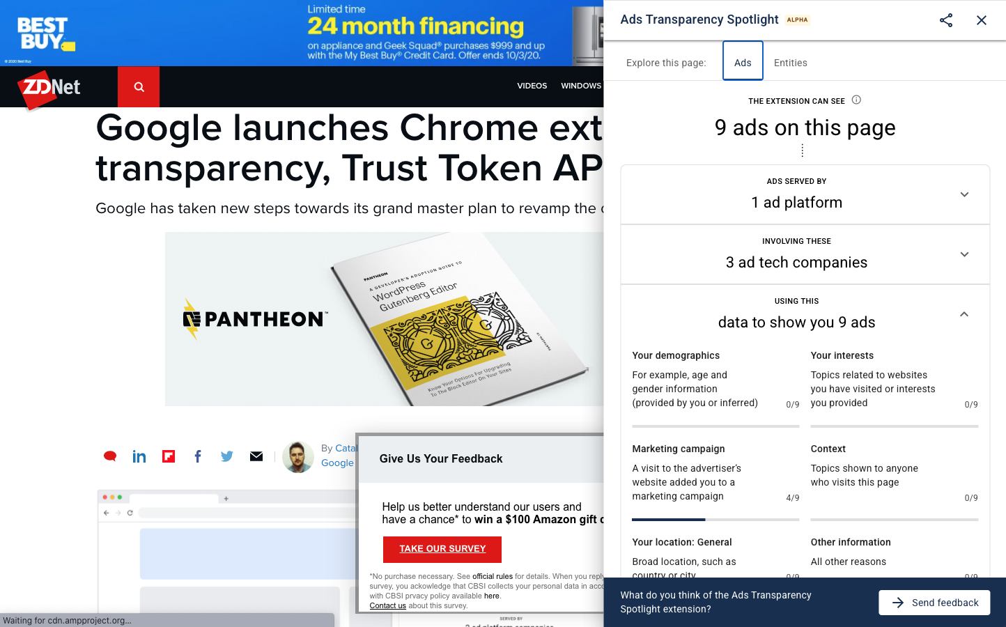 Ads Transparency Spotlight gallery image