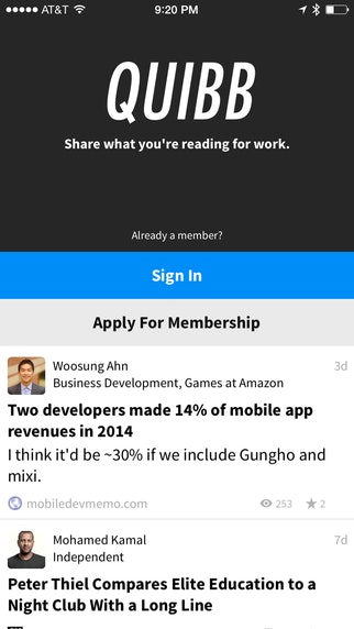 Quibb for iOS Image