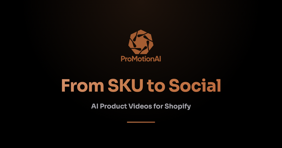 ProMotionAI: From SKU to Social gallery image