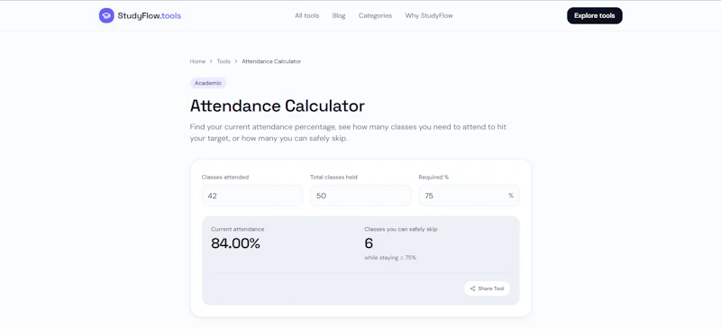 StudyFlow.tools screenshot 2