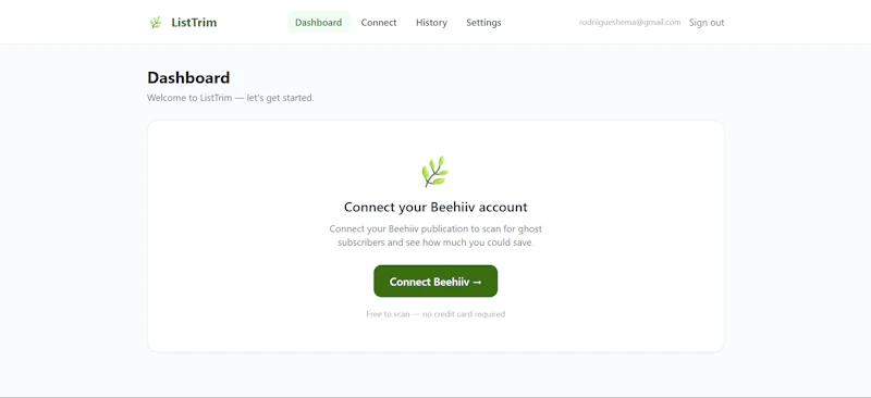 ListTrim screenshot 2