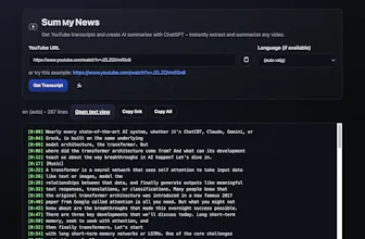 Summy News - Summarize Youtube videos gallery image