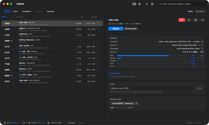 Sokket screenshot 1