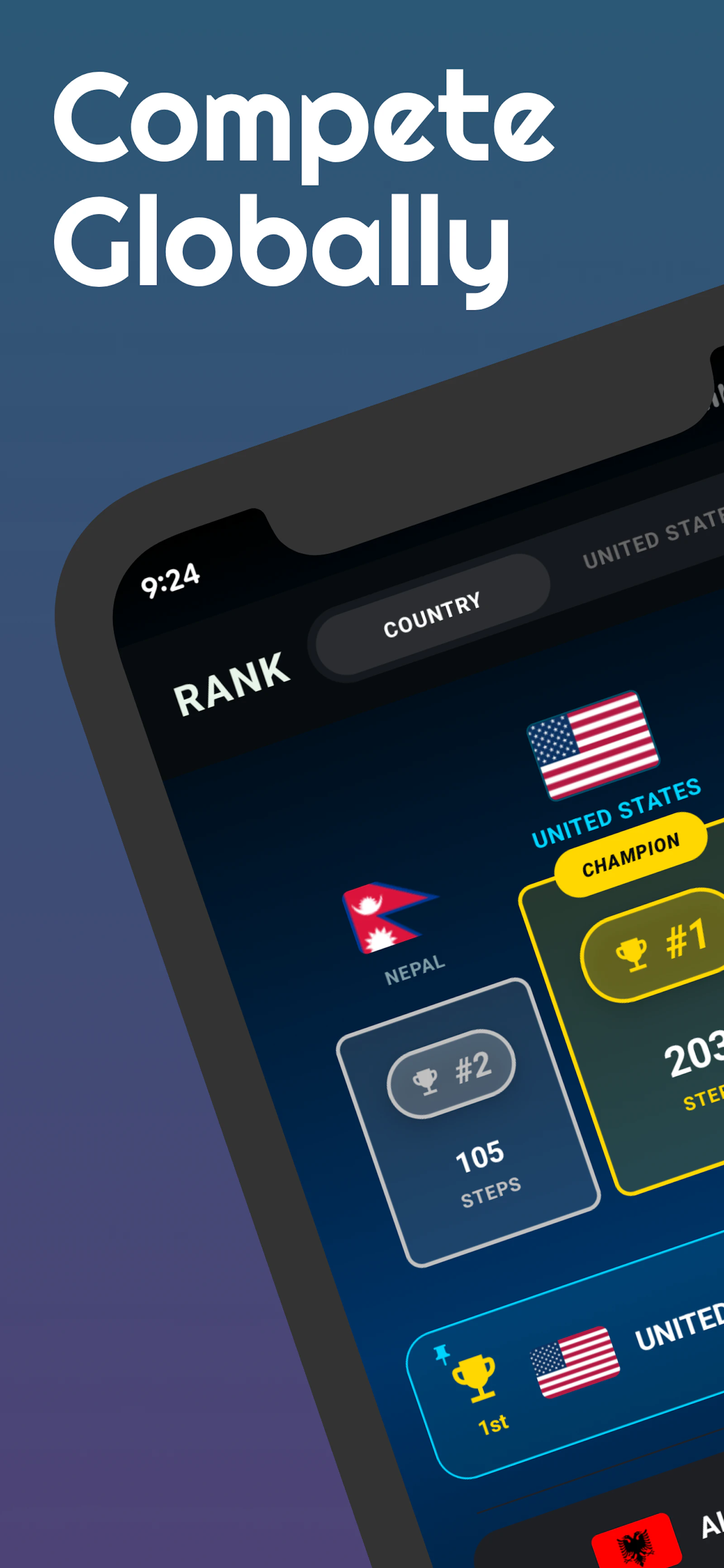 StepRank - Global Pedometer screenshot 5
