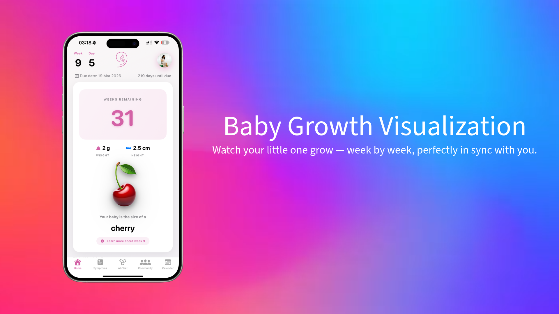 NINE: AI Pregnancy Tracker gallery image