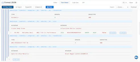 Format JSON gallery image