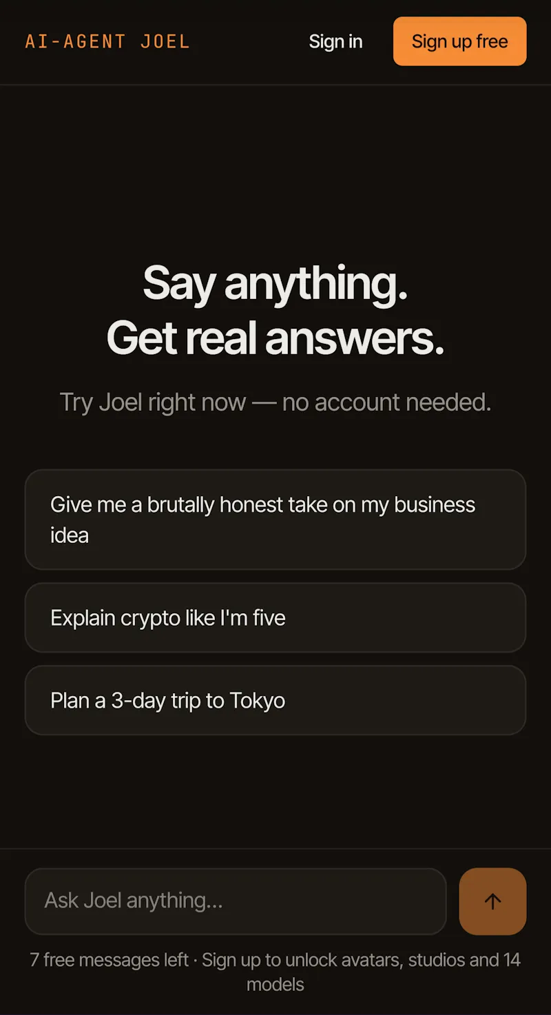 AI-AGENT-JOEL  screenshot 3