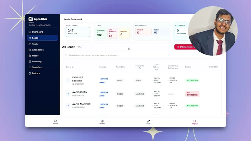 EstatePlusCRM screenshot 1 (video preview)