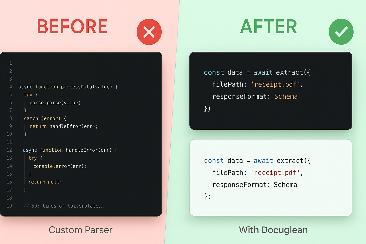 Docuglean - Screenshot 2 showing product features and functionality