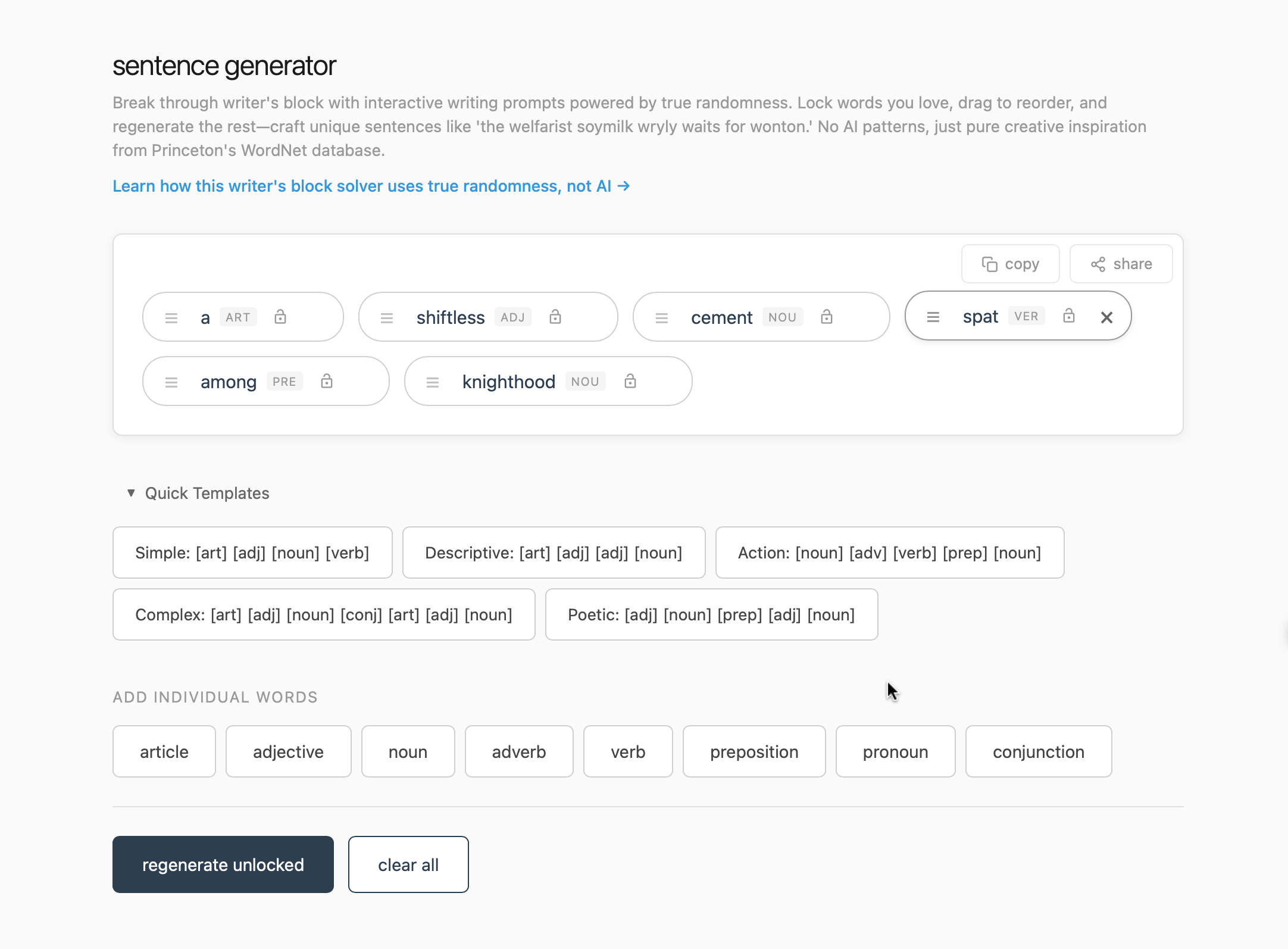 Random Sentence Generator gallery image
