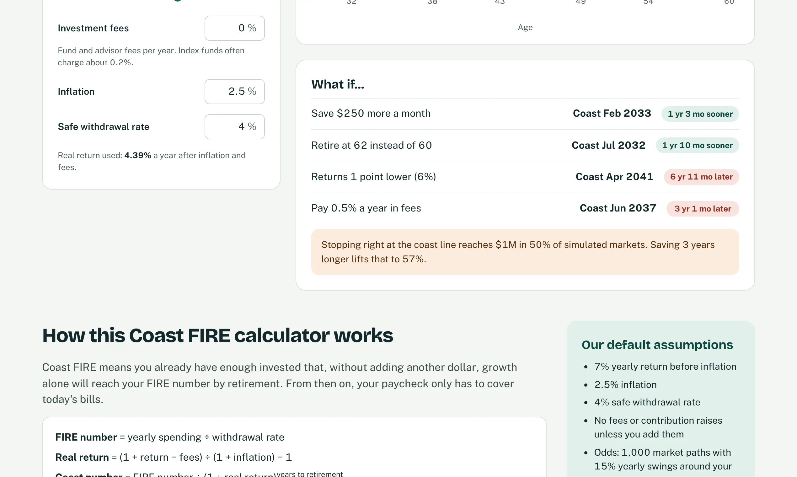Coast FIRE Planner gallery image