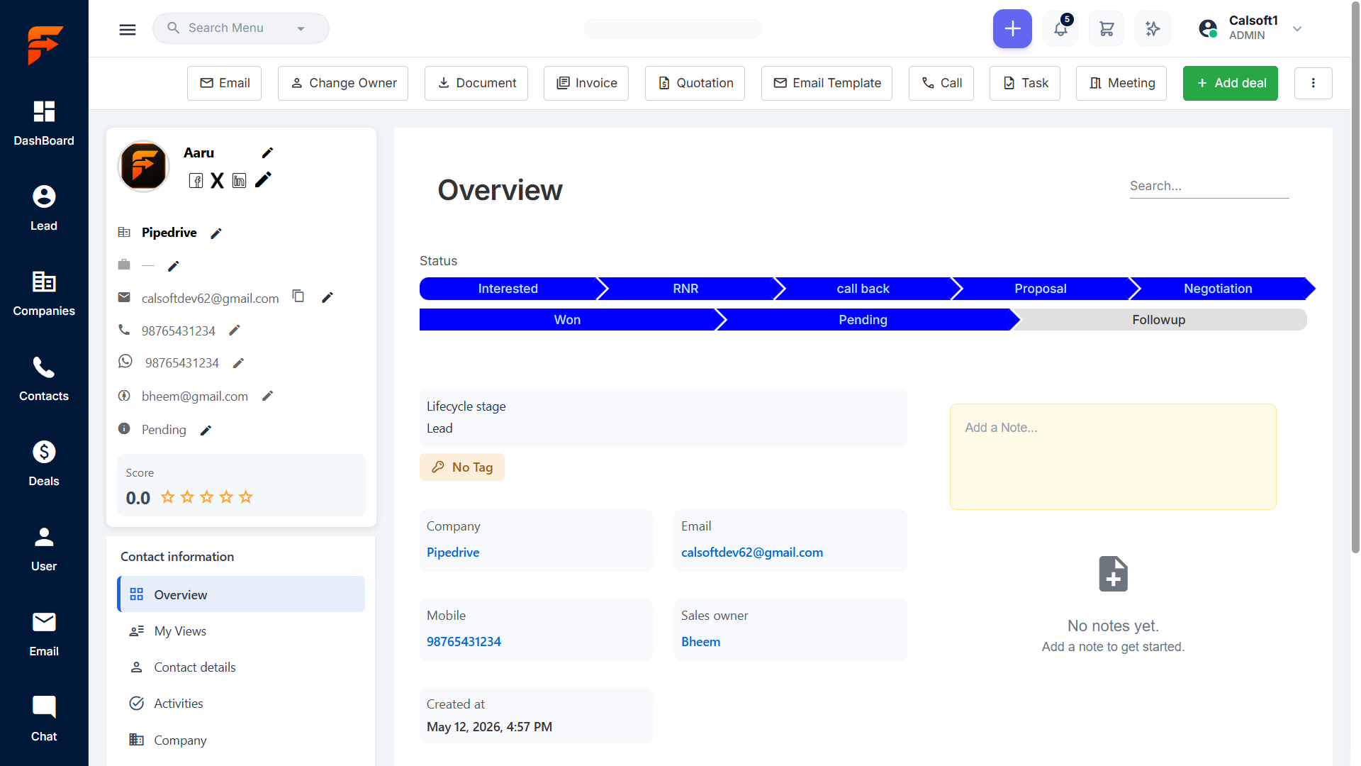 Flowzo CRM gallery image