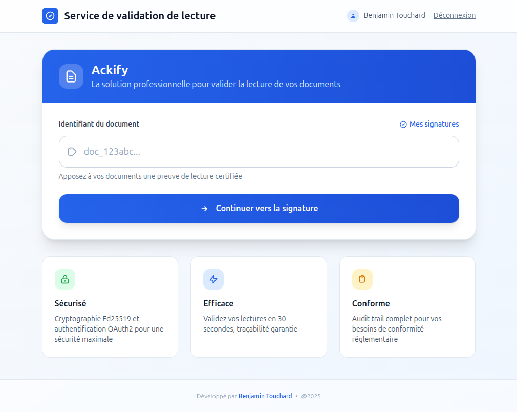 Ackify - Ackify: доказательство чтения.Соответствие сделано простым. медиа 2