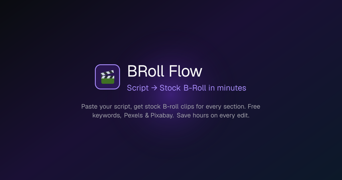 BRoll Flow gallery image