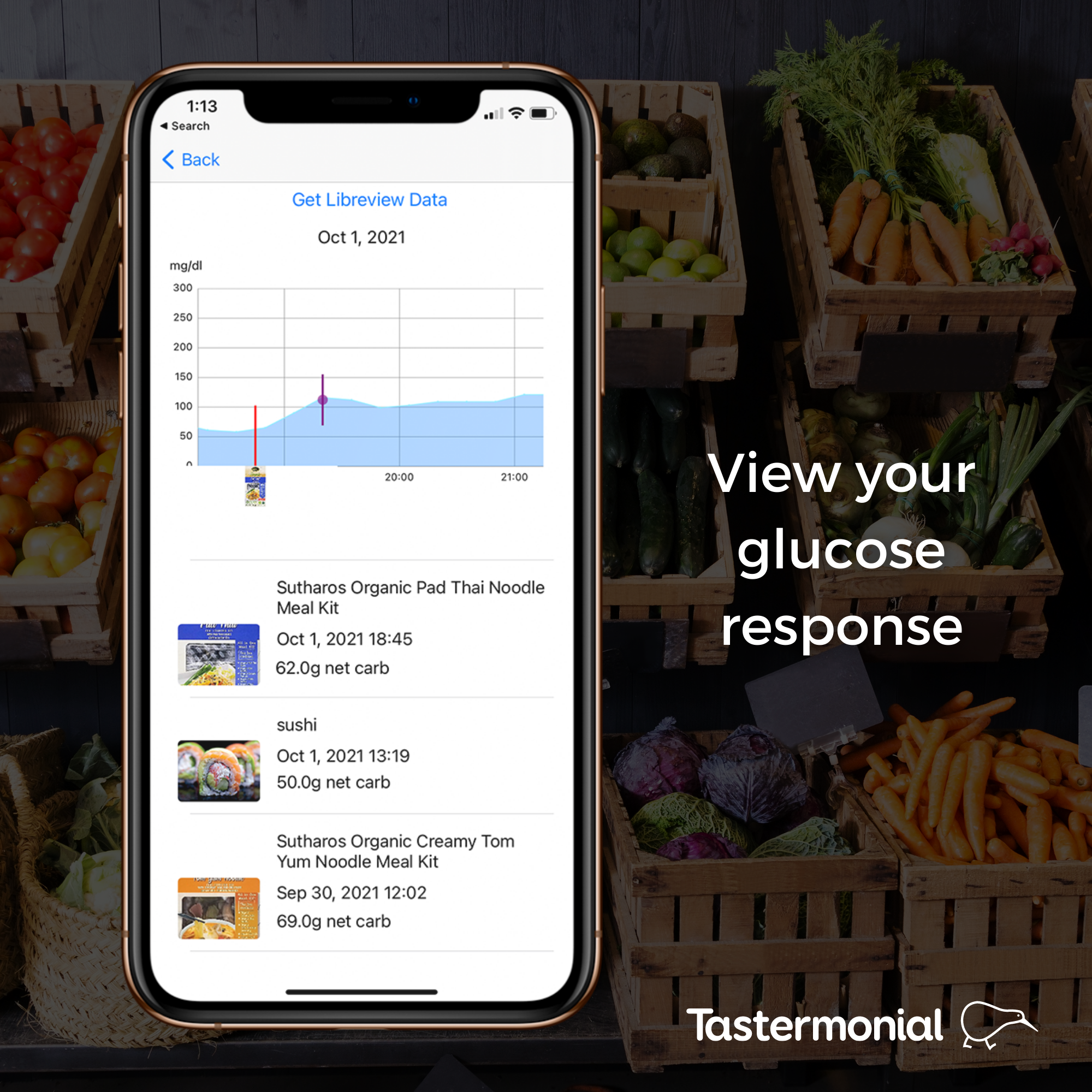 Tastermonial iPhone app gallery image