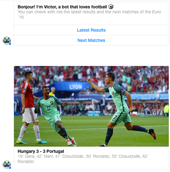 Victor - football chatbot gallery image