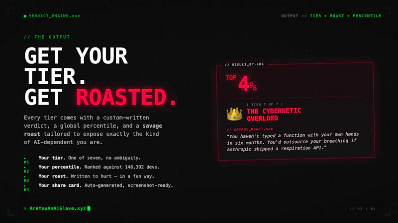 AreYouAnAiSlave.xyz screenshot 3