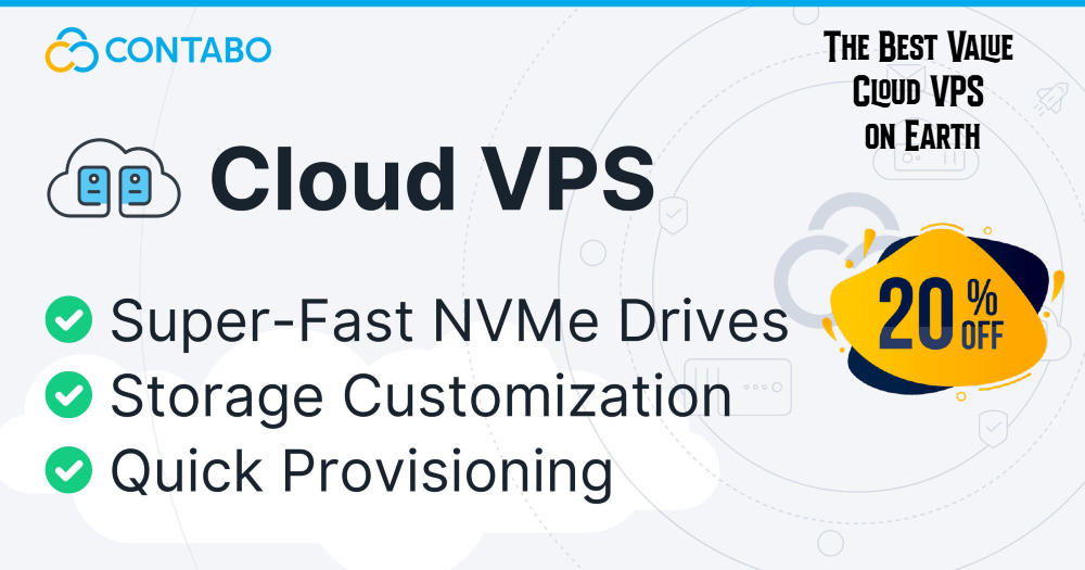 Contabo Coupons & Promo Codes - Screenshot 3 showing product features and functionality