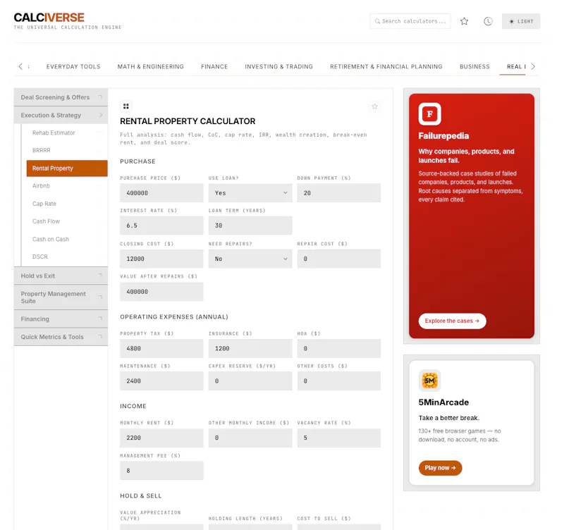 Calciverse: 700+ Calculators in One App screenshot 8