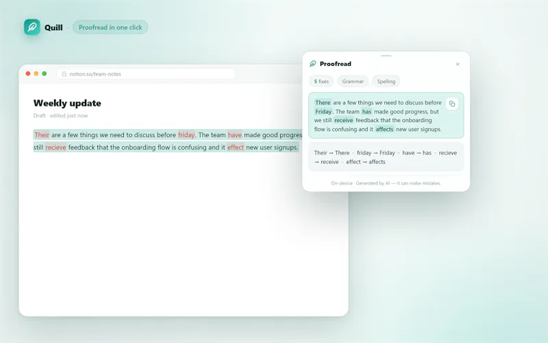 Quill screenshot 6