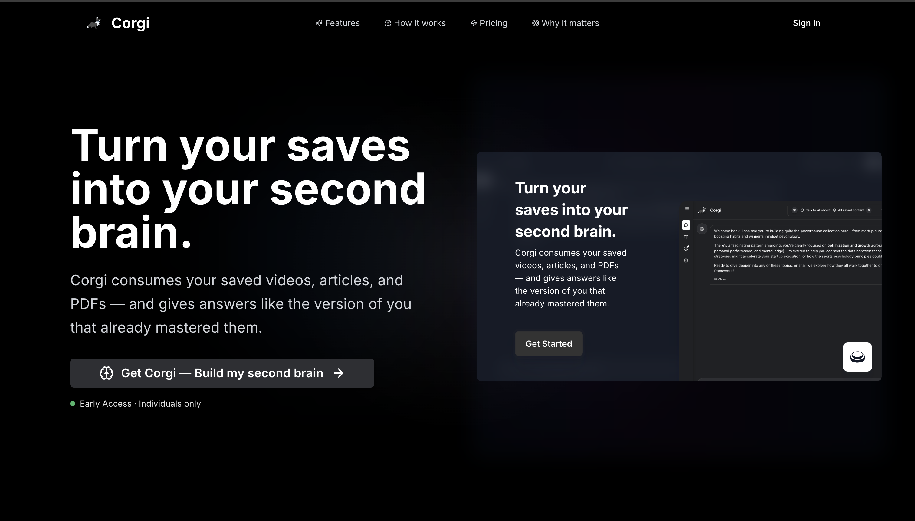 Corgi AI - Turn your saved content into your second brain. media 2