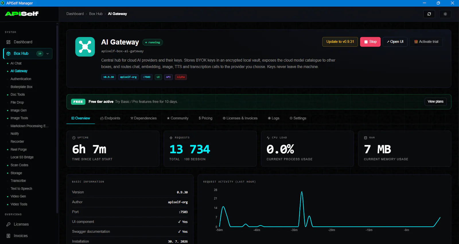 APISelf screenshot 4